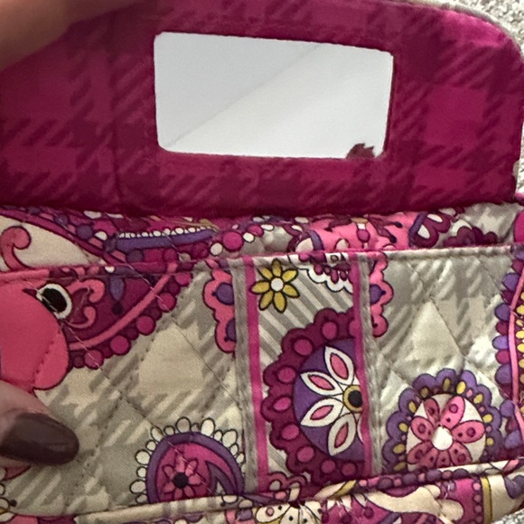Vera Bradley Floral Pink Pencil Case - Picture 3 of 3